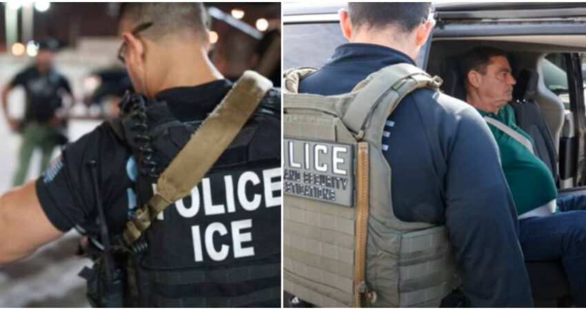 Circulan en redes sociales imรกgenes del arresto en Miami del represor cubano Daniel Morejรณn Garcรญa ICE-Represor cubano
