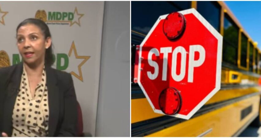 Miami-Dade cancela programa de seguridad para autobuses escolares hasta nuevo aviso alguacil Miami-Dade-autobús escolar