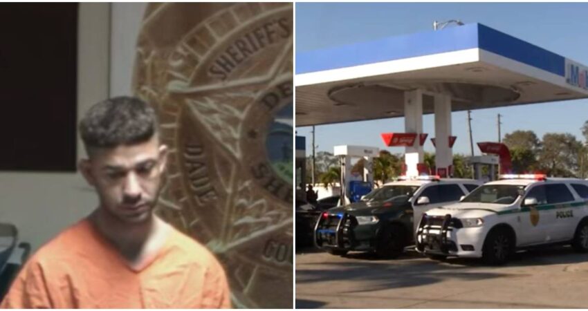 Acusan a cubano en Hialeah por disparar a una persona en una gasolinera arresto de cubano-gasolinera Mobil