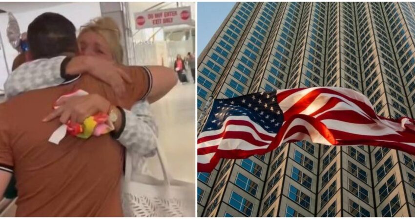Influencer cubano residente en Kentucky, comparte su felicidad al recibir a su madre en Estados Unidos familiausa
