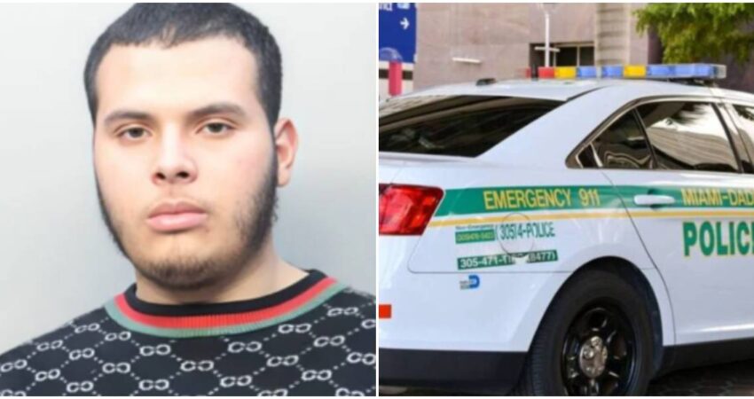 Policรญa de Miami arresta a joven de La Pequeรฑa Habana por cargos de secuestro, extorsiรณn y robo hombre arrestado-policรญa de Miami