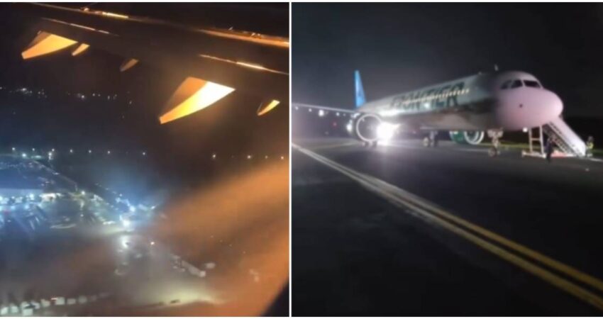 Avión de Frontier con destino Orlando, Florida experimenta fallos técnicos antes de aterrizar en Carolina, Puerto Rico incidente de aviones-avión de Frontier