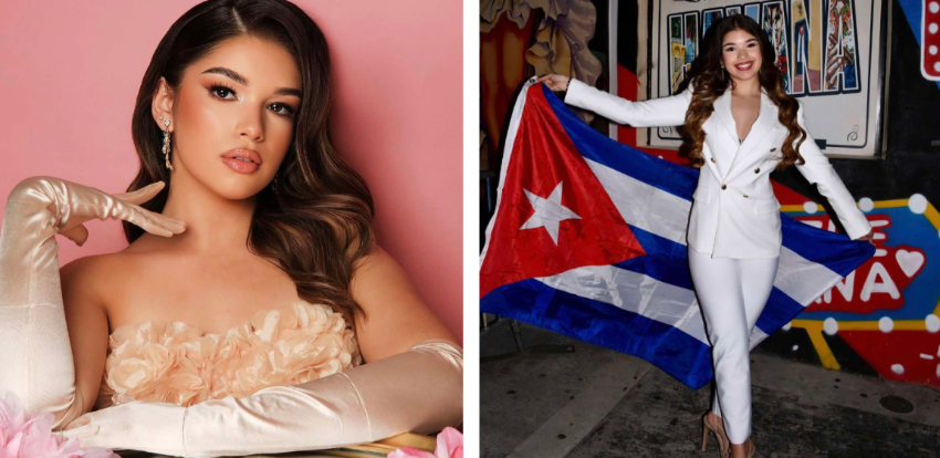 Stephanie Nápoles, la joven cubanoamericana que va con todo para llevarse la corona de Miss Teen Cuba 2025 joven cubana