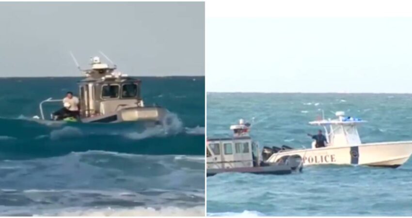 Bomberos de Surfside rescatan del mar a una persona inconsciente y dos nadadores más en South Beach rescate-Bomberos Miami-Dade