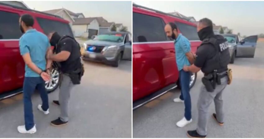 Imágenes muestran el instante en que arrestan a cubano en Texas con amplio historial en la producción y comercialización de drogas Arresto de cubano-cubano en Texas