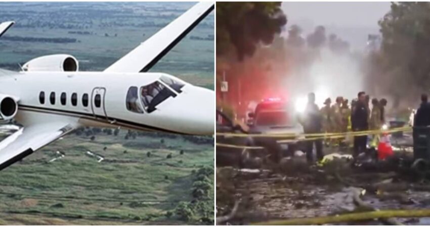 Aviรณn se estrella en un vecindario de San Diego incendiando alrededor de 15 casas y varios autos de la zona. Se reportan vรญctimas fatales Avioneta Cessna-aviรณn estrellado
