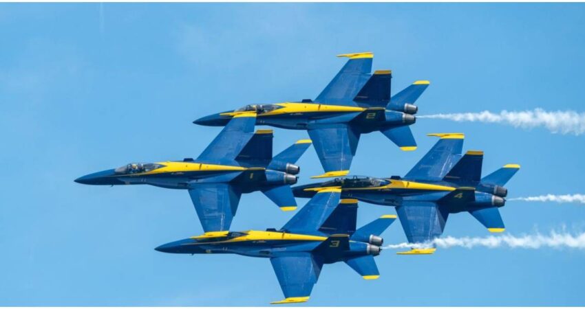 Este fin de semana vuelve a Fort Lauderdale el Air Dot Show Tour 2025 Blue Angels-aviones