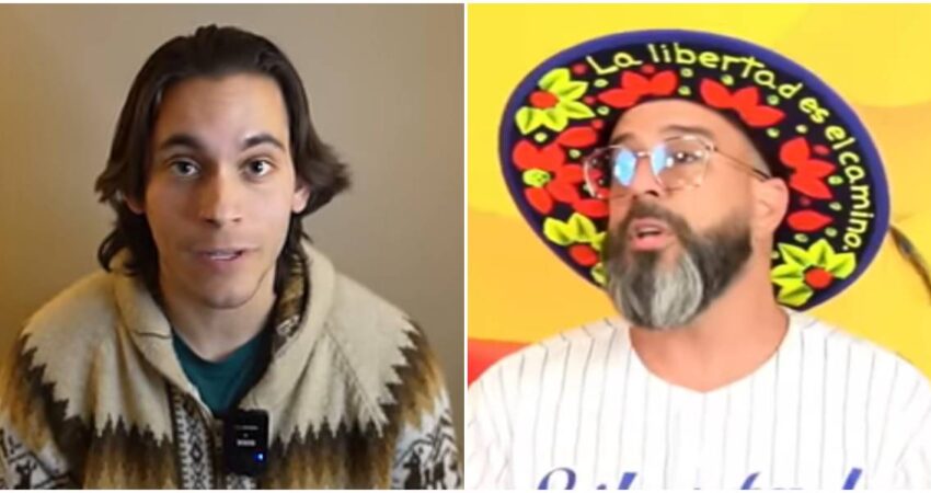 Influencer cubano Alex Otaola le reitera a Carlos Espina que por 50.000 dólares podría aceptar un debate con él Carlos Espina-Alex Otaola