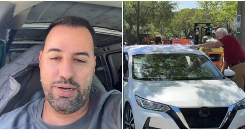 Cubano sorprende con un gesto de solidaridad hacia un anciano: "Creo que me va a tocar llevarle la rejillita esa al viejito para su casa” Cubano en Miami-Anciano en Miami