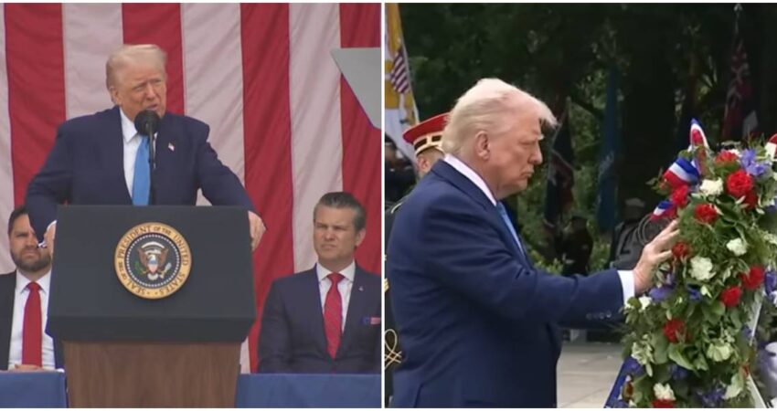 Presidente Donald Trump emite fuerte mensaje en el Día de los Caídos Donald Trump-Homenaje
