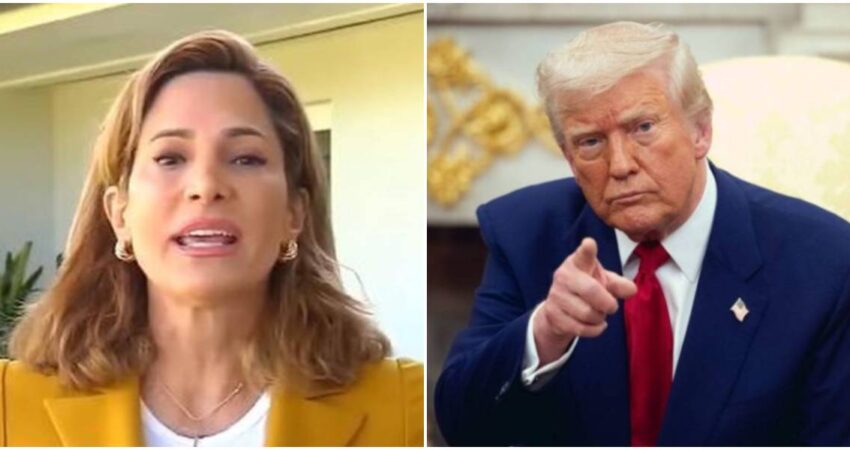 María Elvira Salazar responde a Trump en el caso Cuba: "No hay nada más que decir ni discutir... Estamos esperando que usted dé la orden" María Elvira Salazar-Donald Trump