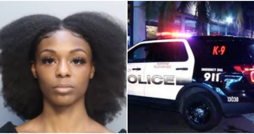 Arrestan en Miami Beach a una mujer acusada del robo de un Rolex y otros objetos de valor a un hombre en el hotel Fontainebleau Mujer arrestada-policรญa de Miami Beach