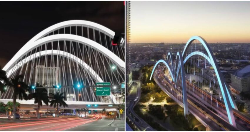 El Puente Signature se erige como joya arquitectónica que promete mejorar la movilidad y urbanismo de Miami Puente Signature-Ciudad de Miami