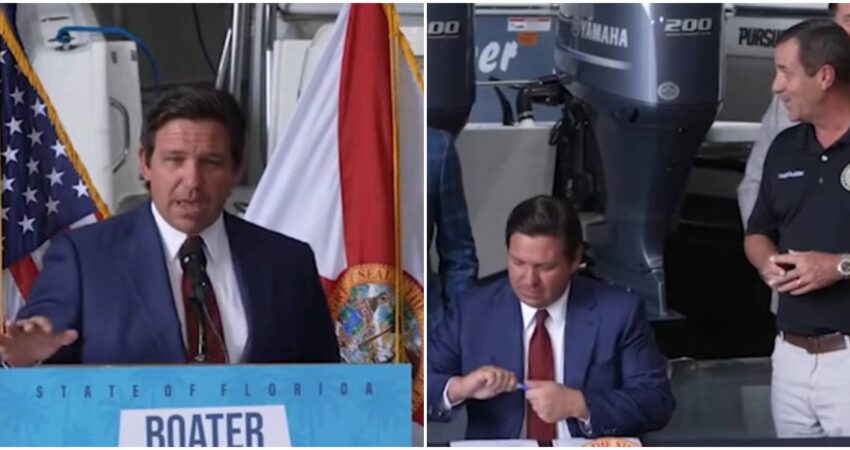 Gobernador de Florida aprueba ley para proteger la industria náutica en el estado Ron DeSantis-Ley