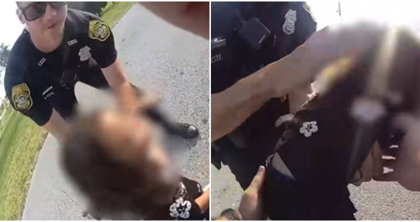 Video capta el tenso momento en que oficiales de la Policía de Tampa salvan a un niño de ahogarse tras ingerir un tomate asfixia de niño-Policía de Tampa