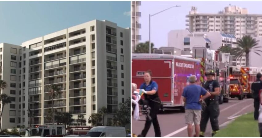 Residentes evacuados de un condominio en Clearwater tras encontrar grietas en un pilar condominio de Clearwater-equipos de rescate