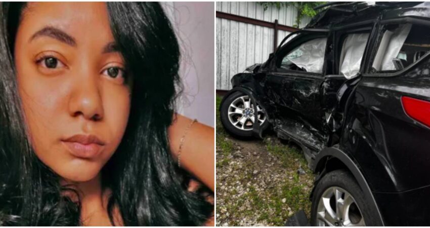 Fallece joven cubana tras accidente automovilístico en Texas cubana fallecida-carro accidentado