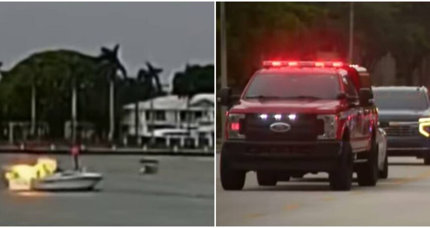 Explosión de un barco en Fort Lauderdale deja 13 lesionados por quemaduras entre ellos dos niños explosión en bote-Bomberos de Fort Lauderdale