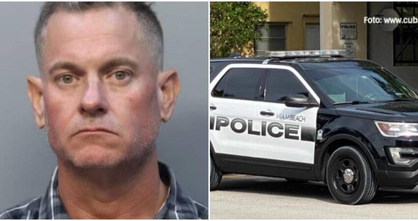 Arrestan en Miami a hombre que agrediรณ a un anciano con una llanta de bicicleta por polรฉmica con la basura hombre preso-Policรญa de Miami Beach