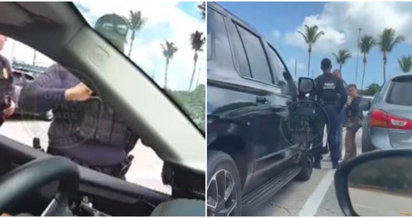 Agentes de ICE piden documentos a choferes en el area de Uber del Aeropuerto de Miami ice-aeropuerto-miami