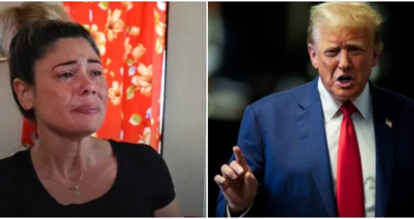 Heidy Sánchez Tejeda implora al presidente Trump volver con su familia a EE.UU: "Mi bebé que es pequeña, me necesita" madre cubana-Donald Trump