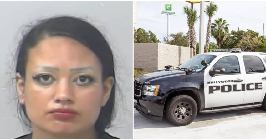 Arrestan a una conductora de Uber en el Sur de Florida por apuntar con un arma de fuego a dos clientes mujer arrestada-Policรญa de Hollywood
