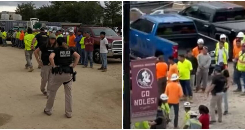 Preocupación por redada de ICE sitio de construcción en el sur de Florida operativo policial-arresto de inmigrantes (1)