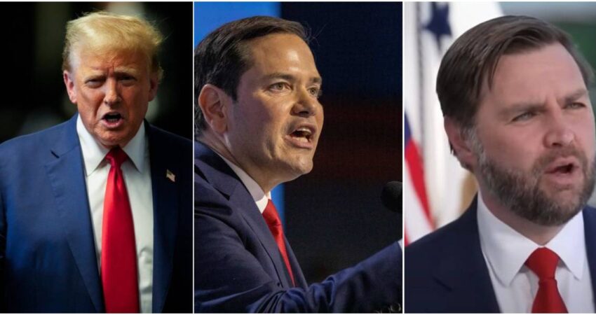Donald Trump menciona que JD Vance y Marco Rubio como posibles sucesores trump-rubio-vance