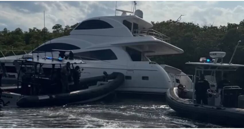 Arrestan e investigan hombre que protagonizó una persecución policial tras el robo de lujoso yate valorado en 2.5 millones de dólares en Florida yate de lujo-policía de Martin