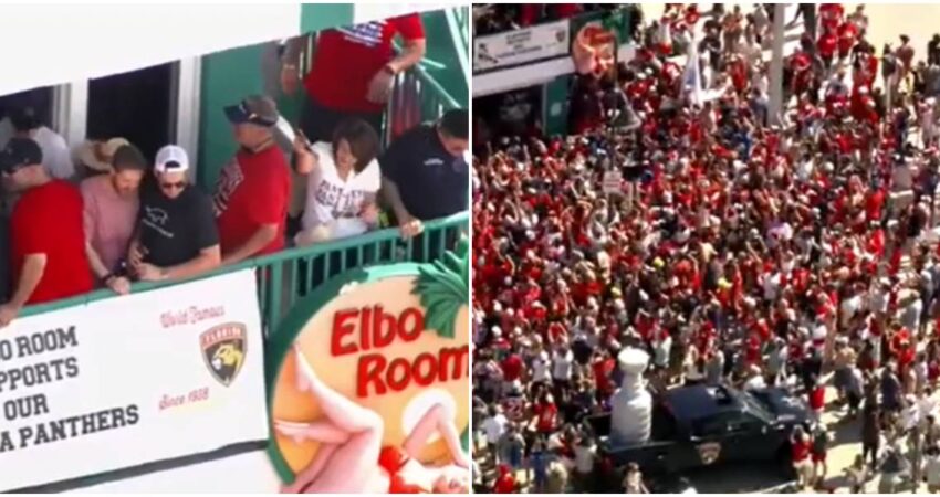 Intenso júbilo en Fort Lauderdale tras el triunfo de Panthers en la Copa Stanley una vez más Elbo Room-fanáticos