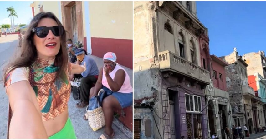 Influencer española que visitó Cuba recomienda no viajar a la isla: "Es una cárcel a cielo abierto para millones de personas" Influencer española-La Habana