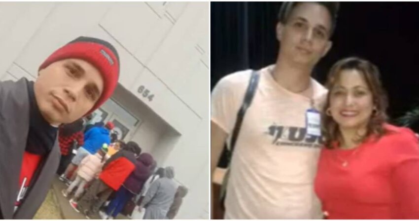 Denuncian que Joven que era propagandista del régimen de Cuba se encuentra en EE.UU buscando la residencia permanente y causa indignación en el exilio Joven cubano-expropagandista cubano