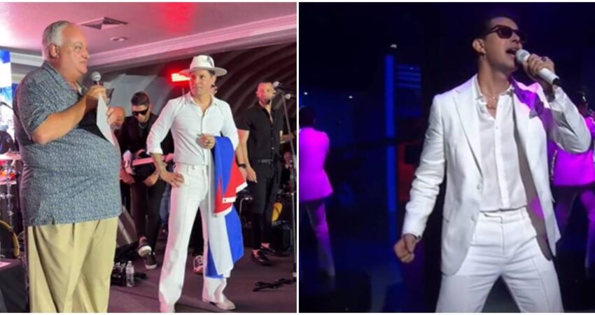 Cantante cubano Leoni Torres bate récord de Celia Cruz al congregar a 657 personas en su concierto del Big Five Club de Miami Leoni Torres-concierto