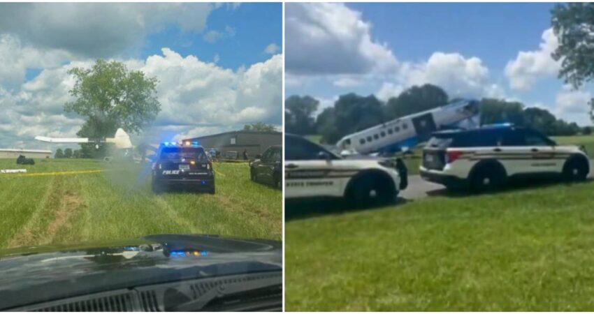 Investigan accidente de avioneta Cessna con 20 personas a bordo que dejรณ varios heridos accidente aรฉreo-avioneta en Tennessee