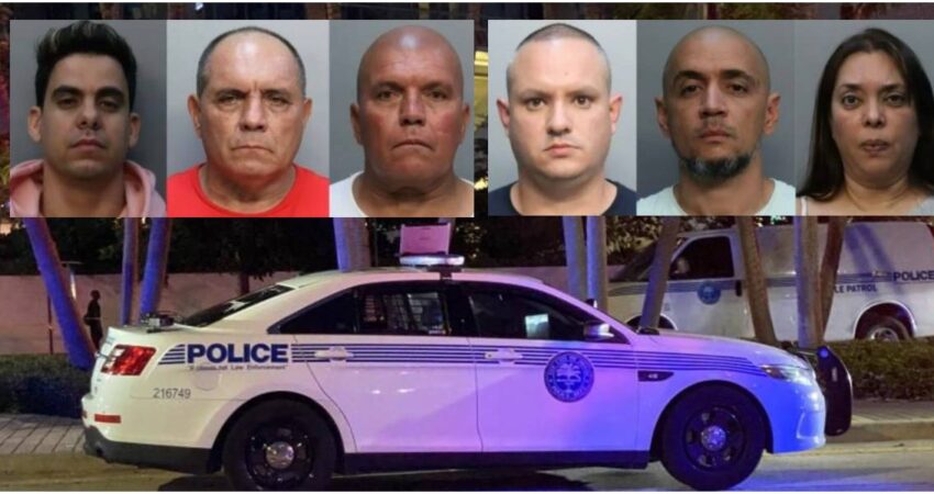 Autoridades de Miami-Dade desmantelan una red de fraude de seguros con varios cubanos detenidos arrestados-miami