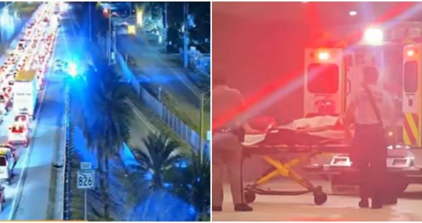 Mujer recibe un disparo en el pecho tras tiroteo que obligó a cerrar el Palmetto Expressway cierre de Palmetto Expressway-mujer herida