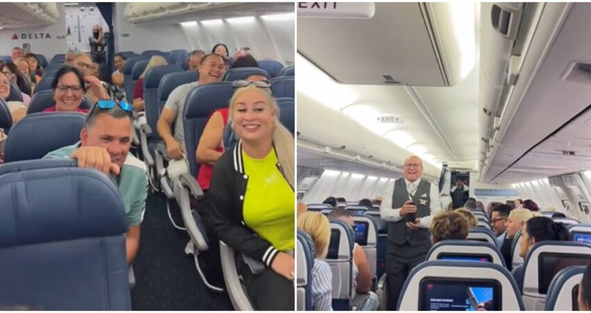 Estallan las carcajadas en un vuelo de Cuba a EE.UU por ingenioso mensaje del piloto: “Dos mil dólares por tres pasajeros que se bajen, y ya no podemos subir a más nadie” cubanos-vuelo a EE.UU