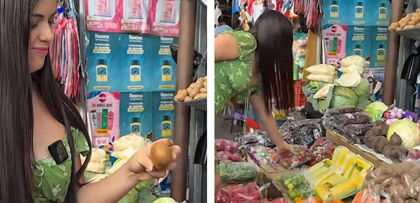 Viral: Vídeo de una doctora cubana sorprendida al ver la variedad de productos en un mercado en El Salvador doctora