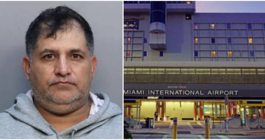 Arrestan a individuo en el aeropuerto de Miami que transportaba alrededor de 3 mil píldoras reguladas en su equipaje hombre arrestado-MIA