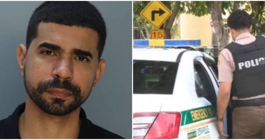 Oficial de policía de Miami es arrestado por emitir una multa falsa a su exnovia, estando esta fuera del país hombre preso-POlicía de Miami-Dade (2)