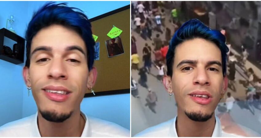 Youtuber cubano en EE.UU envía mensaje a los cubanos en Cuba: "Esos que te están gobernando, que te piden que resistas, que aguantes, que te sacrifiques… esos ni están resistiendo ni se están sacrificando” joven cubano-crisis en Cuba