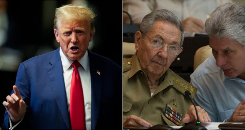 Presidente Trump endurece la política hacia el régimen de Cuba con nuevas restricciones económicas y migratorias trump-vs-canel
