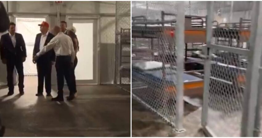 Presidente Donald Trump inaugura Alligator Alcatraz acompañado de funcionarios del gobierno y el estado de Florida Donald Trump-Alligator Alcatraz