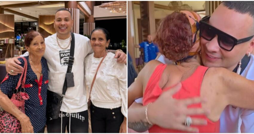 Reguetonero cubano Jacob Forever se reencuentra en Punta Cana después de dos años de separación: “Qué feliz de volver a verlas después de 2 años. Las amo mucho” Jacob Forever-Familia de Jacob