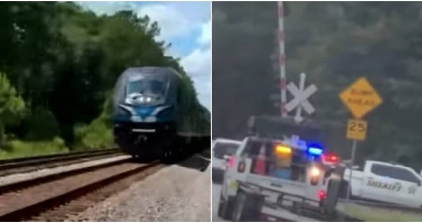 Caos y calor: Tren de Amtrak pierde energía rumbo a Miami y deja cuatro hospitalizados Tren Amtrak-emergencia