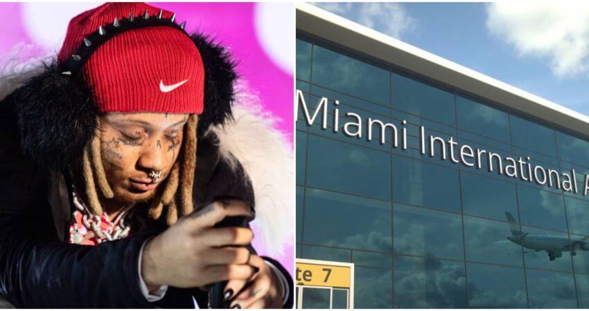Detienen en el aeropuerto de Miami a rapero Trippie Redd por una orden pendiente Trippie Redd-Aeropuerto de Miami