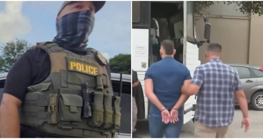 Inmigrantes y organizaciones demandan al gobierno de EE. UU. por arrestos de ICE en cortes migratorias agente de inmigración-arrestos de inmigrantes