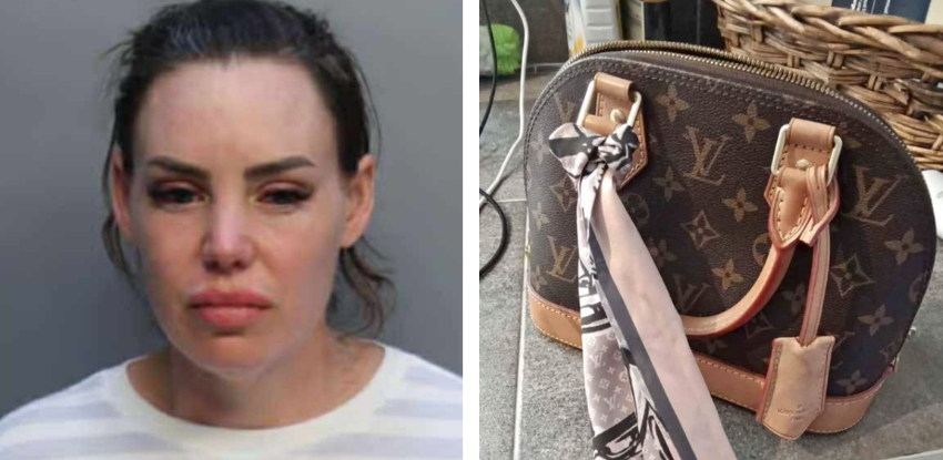 Arrestada una mujer en Miami-Dade por vender más de mil imitaciones de Louis Vuitton almabb