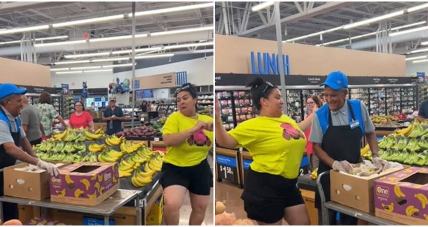¿Alegría o chusmería? Cubana alborota las redes sociales tras bailar salsa con gran estilo en un supermercado de Cape Coral cubana en EEUU- baile en supermercado
