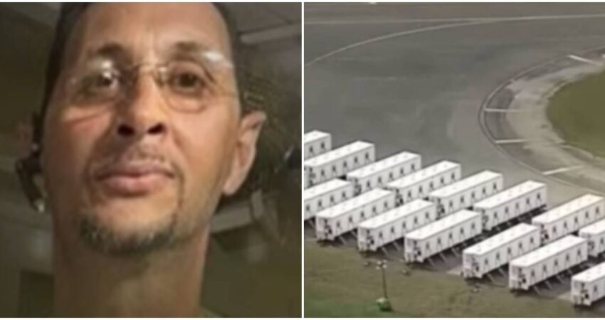 Cubano con más de 25 años en EE.UU. denuncia condiciones inhumanas en centro de detención Alligator Alcatraz: "Nos tratan como perros" cubano arrestado-Alligator Alcatraz